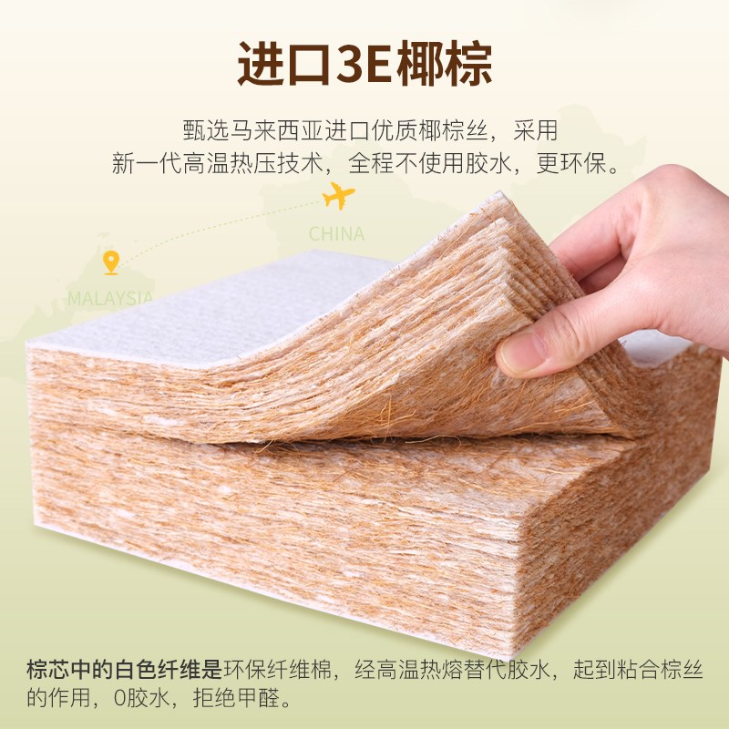 榻榻米床垫子硬软专用定制做任意尺寸可折叠家用卧室儿童椰棕乳胶图片