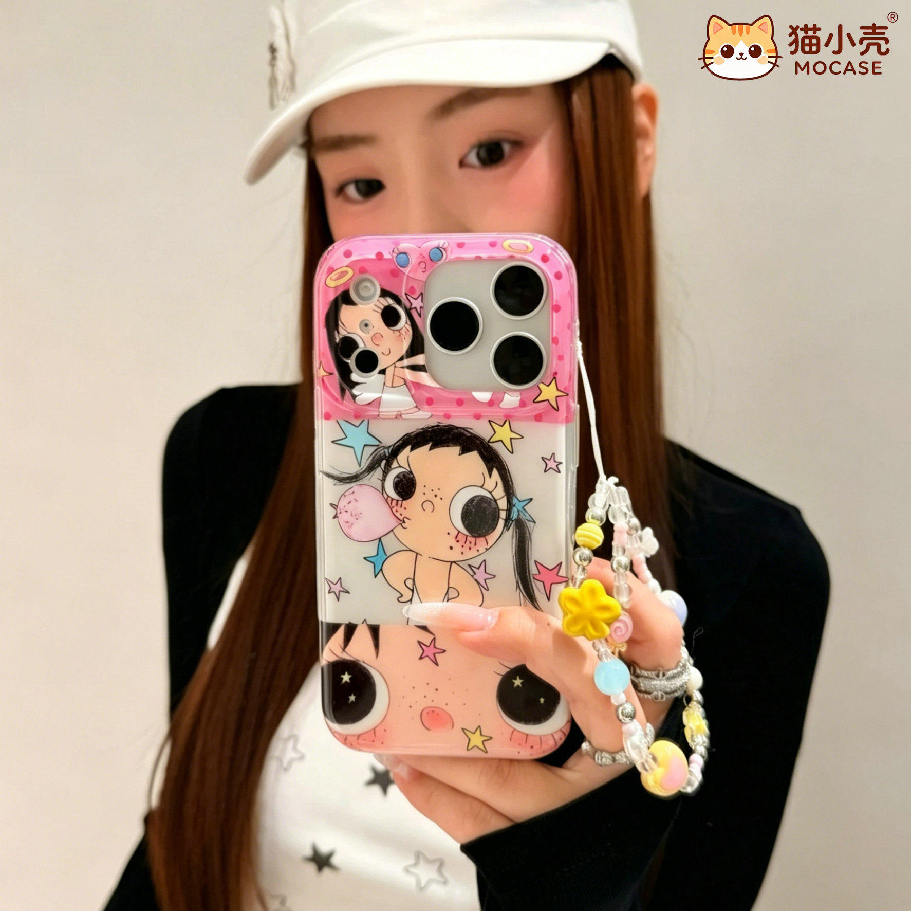 吹气泡小玉适用苹果iPhone17promax手机壳16新款华为mate70女孩15可爱14保护套13卡通12pro爆款11防摔P80系列实拍图 商品