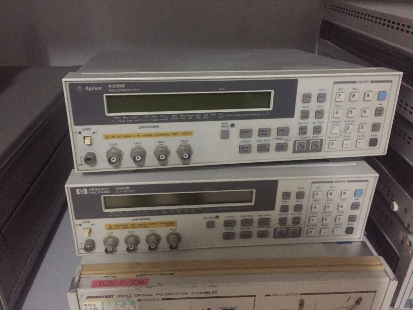 低价出售安捷伦4338B毫欧表agilent4338B微阻表微电阻计