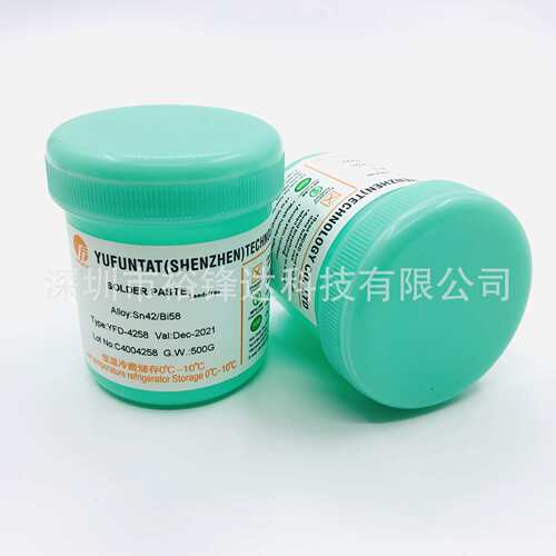 低温无铅锡膏Sn42Bi58低温焊锡膏熔点138℃无卤低温锡浆 厂家直销