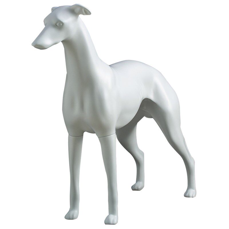 灵缇犬狗摆件宠物用品展示模特衣服架子玻璃钢材质前腿可拆卸模型
