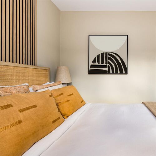 【平静时刻】油画布抽象组合装饰画黑白极简艺术挂画客厅方形壁画