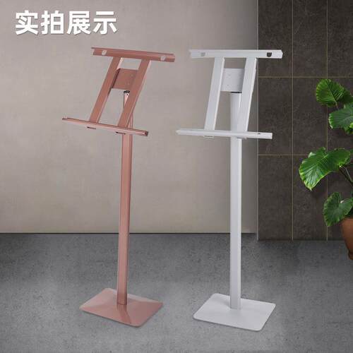 新款立牌式展示架单杆抽立牌售楼部活页文件展示架画板展示架