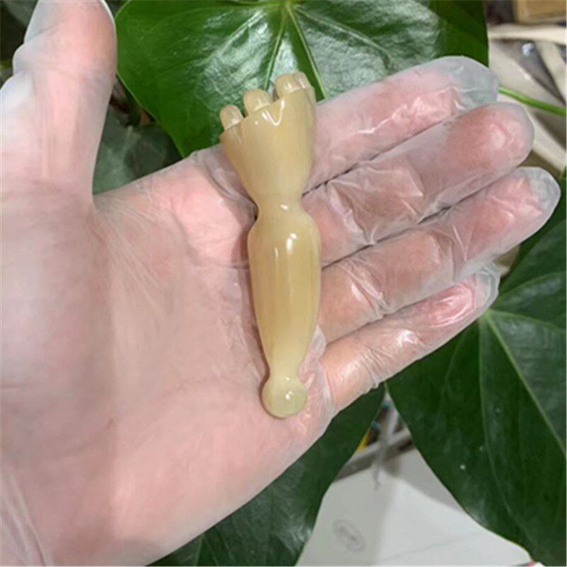 一体白水牛角莲蓬天然眼刷脸刷全身点穴拨筋提拉紧致无胶水无毒