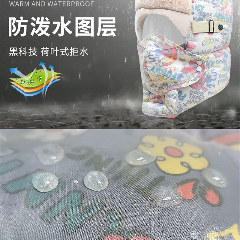 骑行保暖头套全包脖套冬天神器电动车防风面罩防寒加绒加厚男女款
