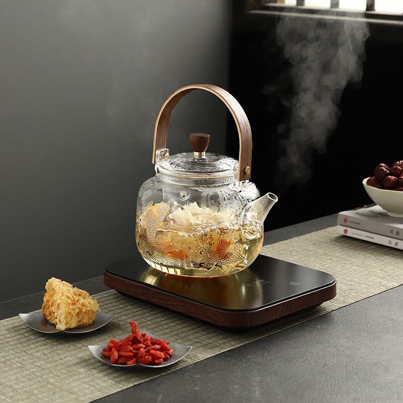 玉玊轩超薄电陶炉新款煮茶器泡茶专用智能迷你小型一级煮茶炉静音