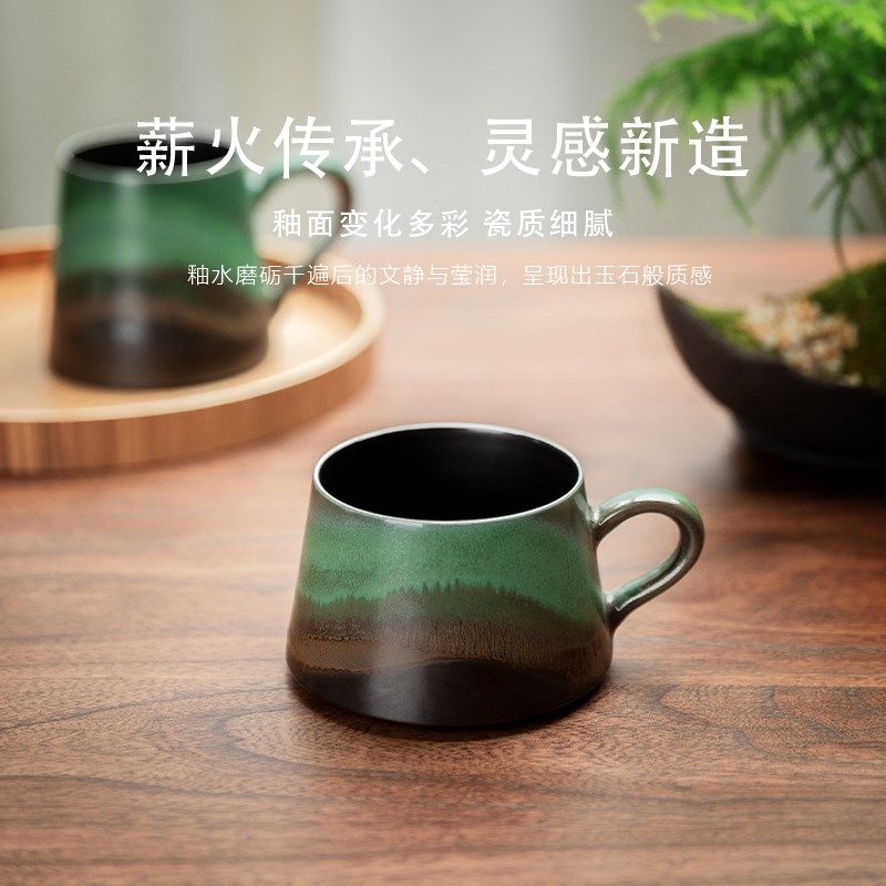情侣对杯礼物纪念一对杯子陶瓷马克杯创意咖啡杯高颜值礼盒装水杯
