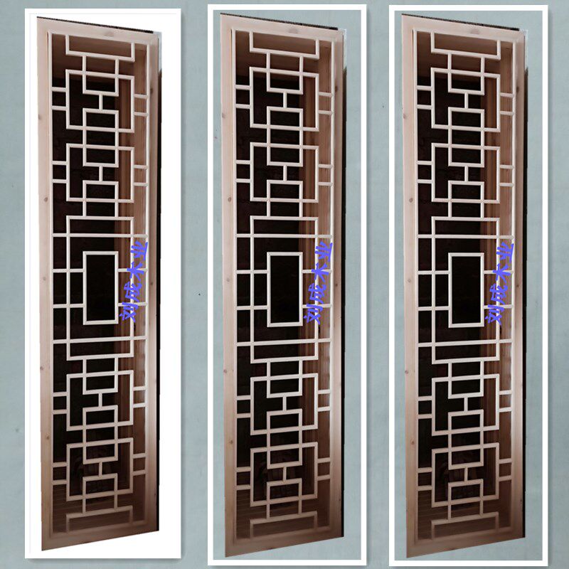 东阳古典门窗仿古窗户榫卯背景墙花格隔断客厅玄关背景墙