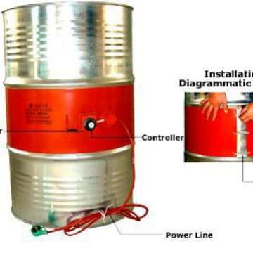 110V/220V/230V/240V旋钮温控油桶加热器油桶电热带油桶伴热带