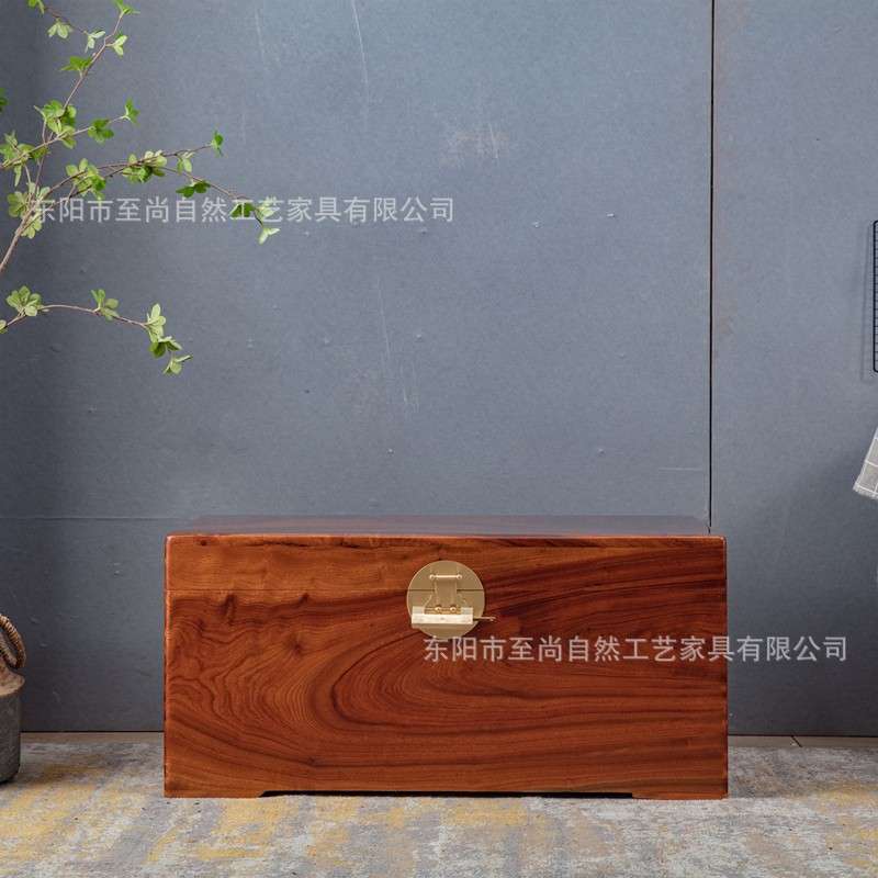香樟木箱子全樟木整板独板老樟木箱老樟木储物箱老樟木收纳盒首饰