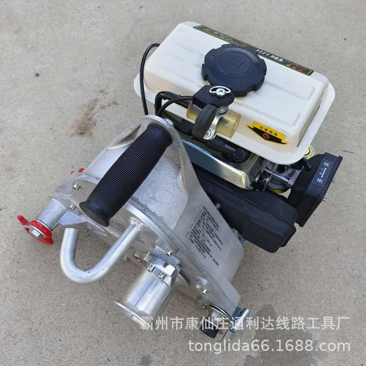 新款手提便携式2吨绞磨机 汽油轻便型绞磨牵引机 电动遥控卷扬机