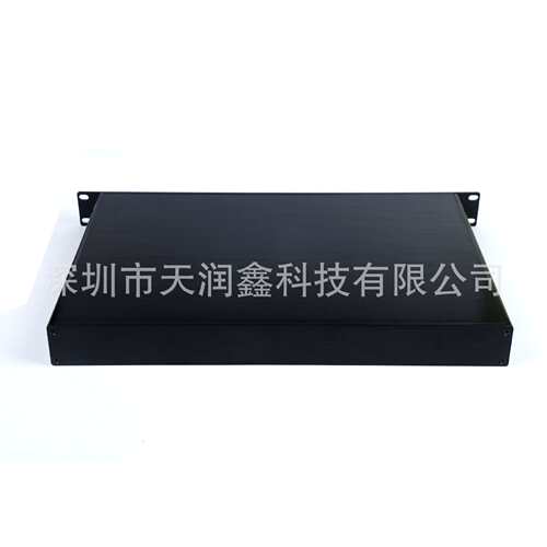 1U全铝机箱 1U标准全铝机箱 19英寸全铝机箱 1U机箱 45*483*300mm