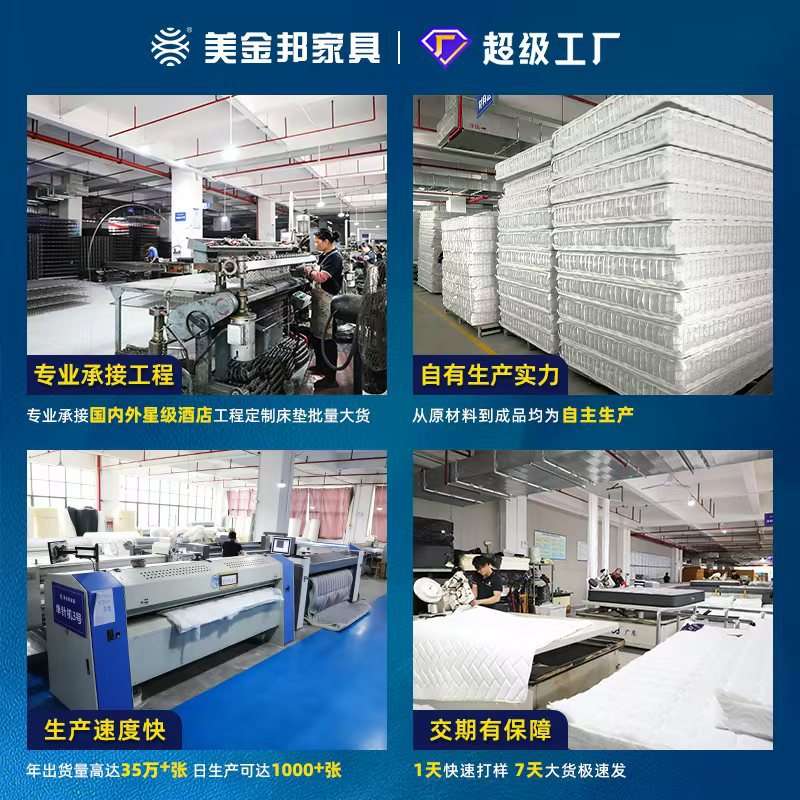 青少年专用席梦思护脊椰棕床垫 家用整网加密邦尼尔弹簧乳胶床垫