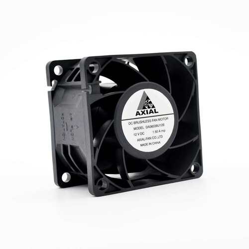 Axial12v24v6038直流防水散热风扇可替Nidec60x60x38mm双滚珠风扇