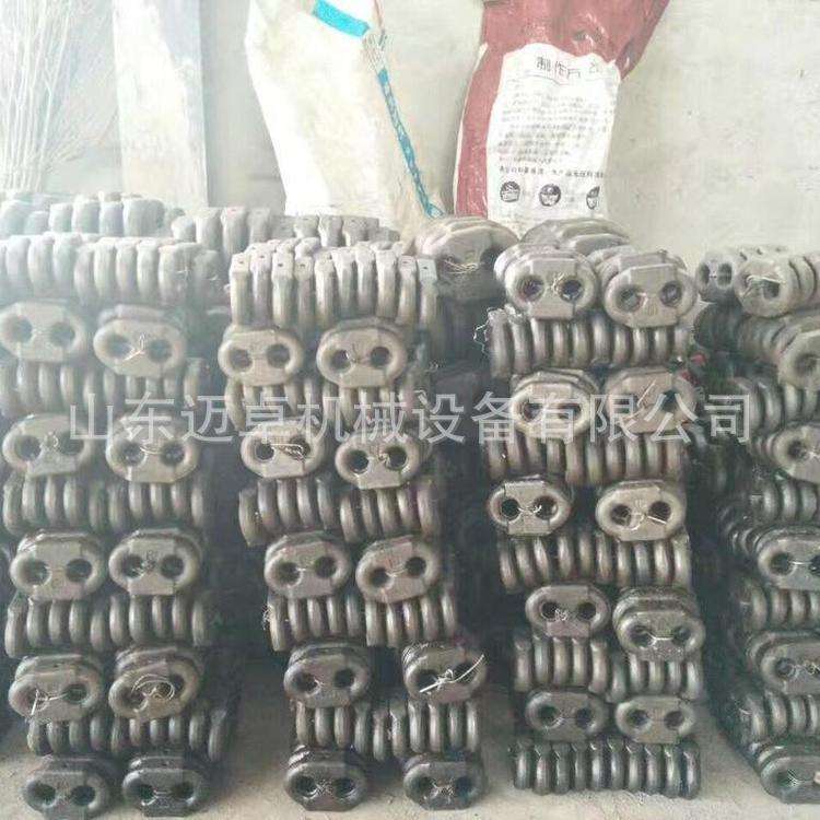 刮板机连接锯齿环现货 30*108弧齿环 圆环链用扁平接链环