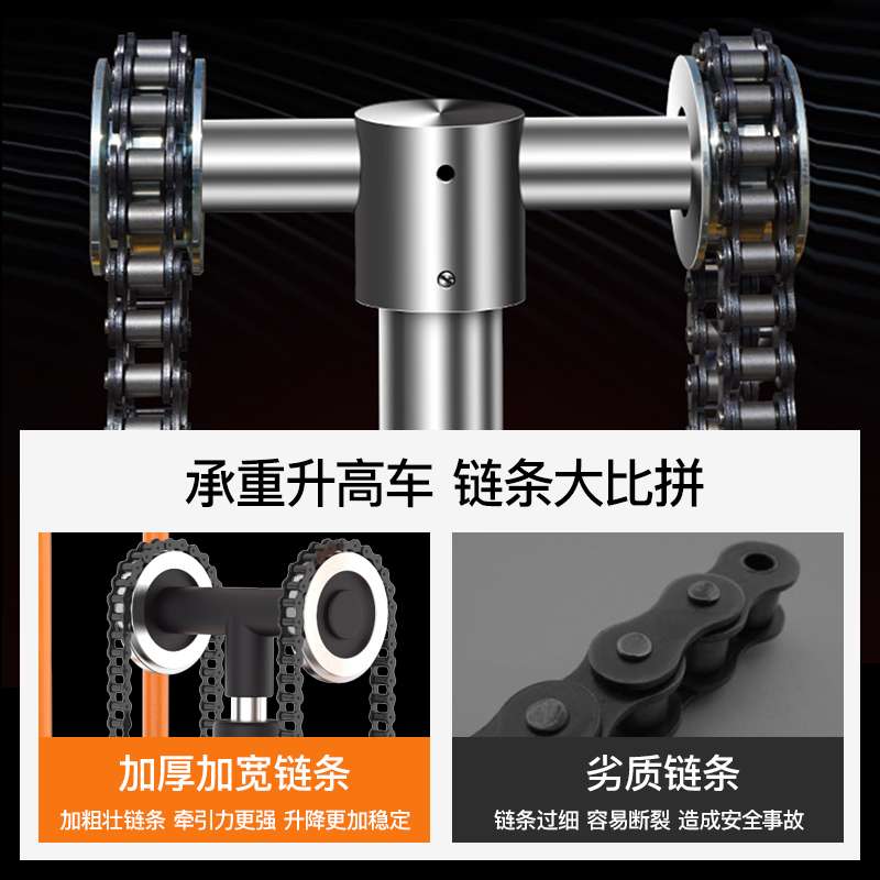 手动叉车拉货推车轻便液压升降机堆高家用微型卸货小型升高车
