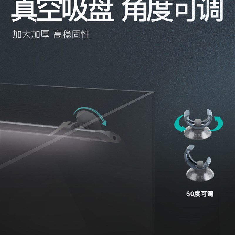 潜水灯防水超亮水下专业灯LED鱼缸灯吸盘水陆缸灯水下灯两用照明
