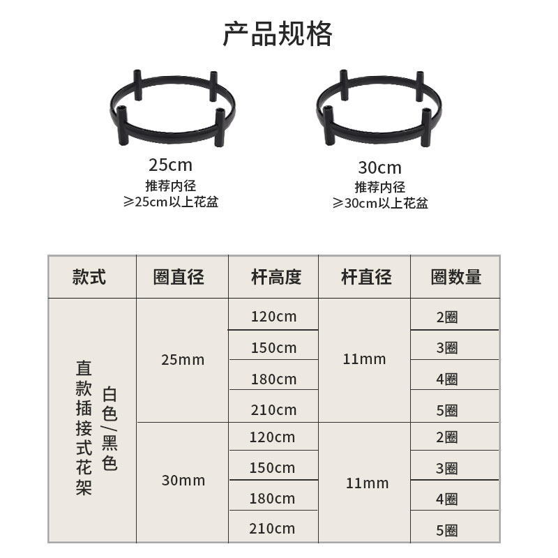 欧式户外庭院钢管包塑插接式u形花盆支架植物花爬架铁线莲爬藤架