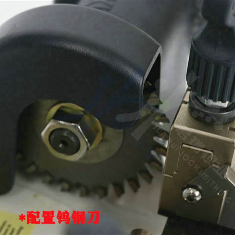 文兴Q27B钥匙机 高端便携式交直流两用卧式机 双面夹具 加长间距