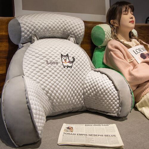凉席床上看书护腰靠枕床头软包大靠背宿舍沙发办公室久坐腰垫抱枕