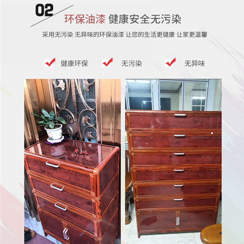 致力室外门口走廊阳台铝合金鞋柜防水防晒大容量经济型简易家用