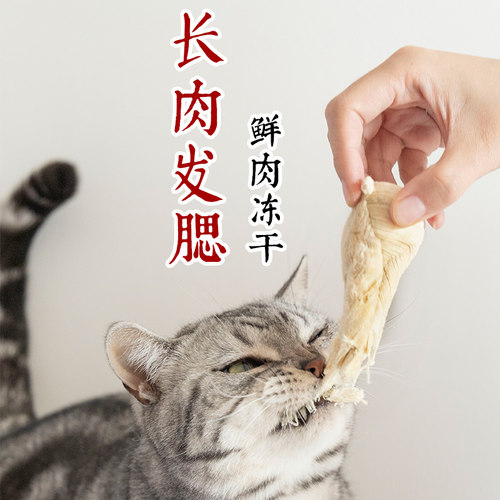 江小傲冻干猫零食猫咪冻干猫粮混合营养增肥鹌鹑鸡胸肉小鱼干幼猫