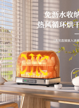 万昌茶具消毒柜小型办公室功夫茶杯消毒柜茶道桌面水杯子茶具专用