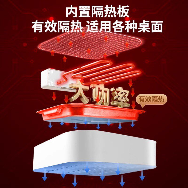 围炉煮茶器电陶炉家用小型烤火盆烤红薯多功能烧烤家庭烤火炉用电