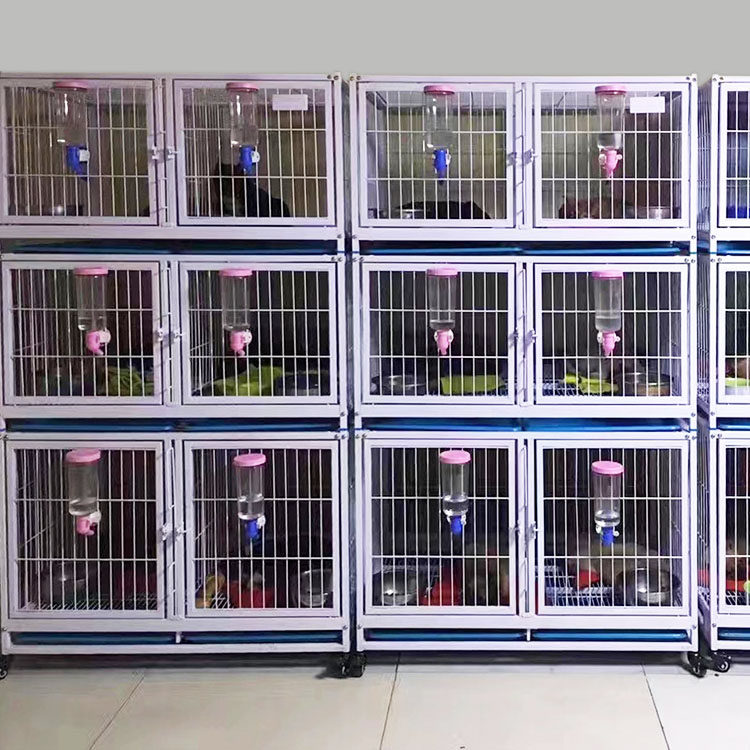 獒运110三层狗笼精品子母猫笼法牛泰迪比熊宠物笼子寄养展示包邮