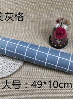 老粗布花布大号颈椎枕套枕头皮圆柱形枕套有内胆布无填充物