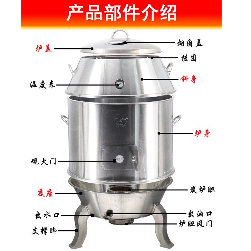 三水永丰牌不锈钢商用木炭型烤鸭炉烧鹅炉烧鸭炉烧鸡炉烤肉炉吊炉