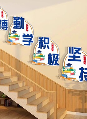 高三班级文化建设布置装饰墙贴学生励志标语初中教室黑板报可定制