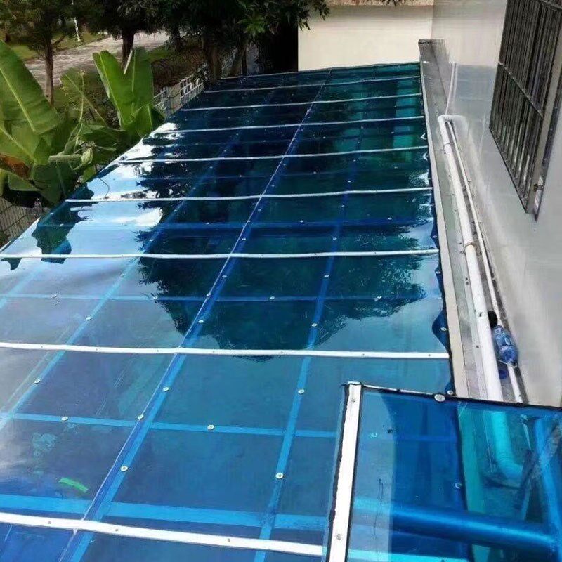 pc耐力板铝压条大棚车棚阳光板拼接条扁铝密封铝配件6米长一根图片