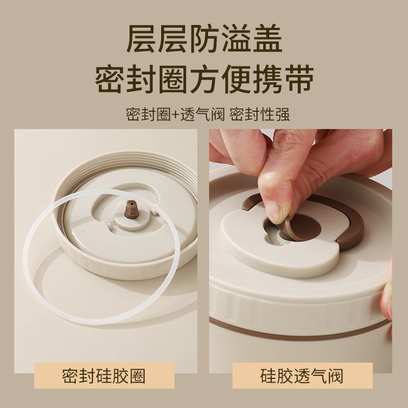 不锈钢保温饭盒上班族学生专用饭桶可微波炉加热便当餐盒多层分层