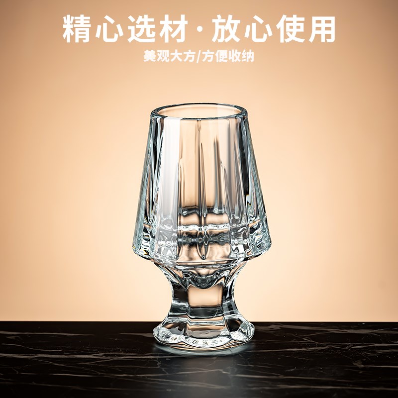 高档洋酒杯套装家用高端精致小号威士忌水晶玻璃矮脚杯白兰地杯子