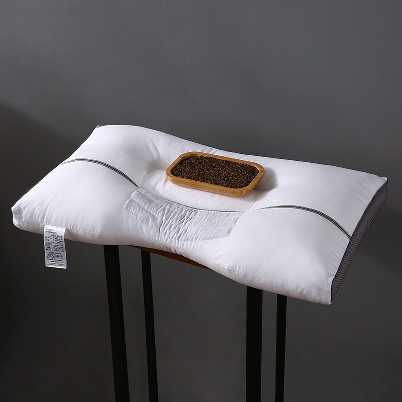 不塌陷决明子枕头护颈椎助睡眠一对单人防打呼噜专用整头芯单人男