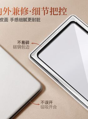 高颜值外出便携折叠手持迷你网红双面精致小镜子女随身携带化妆镜