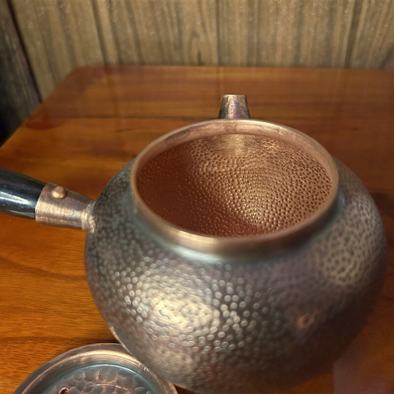 纯手工铜茶壶日式复古侧把带盖煮罐罐茶罐家用泡煮茶水壶功夫茶具
