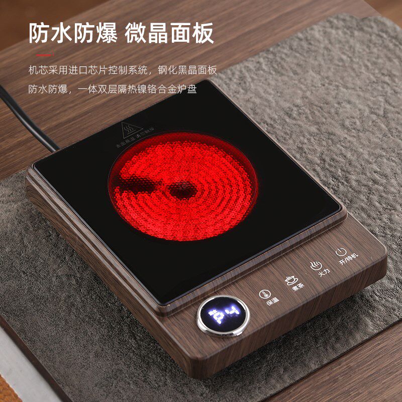 迷你家用室内围炉煮茶套装 西北陶瓷罐罐茶煮茶器侧把茶壶保温炉