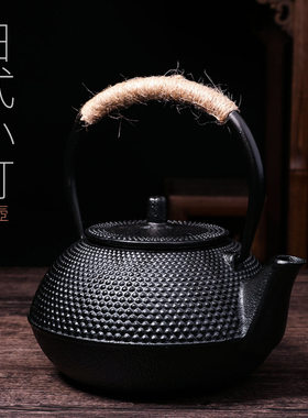 小丁点铸铁壶手工生铁茶壶复古新中式烧水壶样板间装修博古架摆件