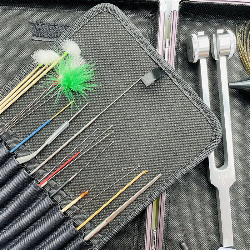 刘福艺专业采耳工具套装高级耳勺鹅毛棒音叉工具箱拇指灯耳镊全套