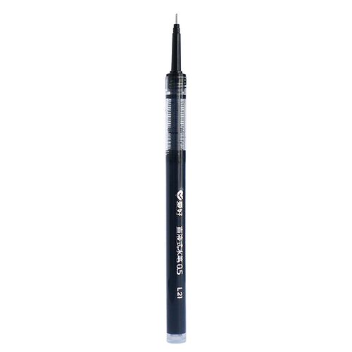 爱好2080直液式走珠笔替芯 0.5全针管碳素水笔芯签字笔直液笔笔芯
