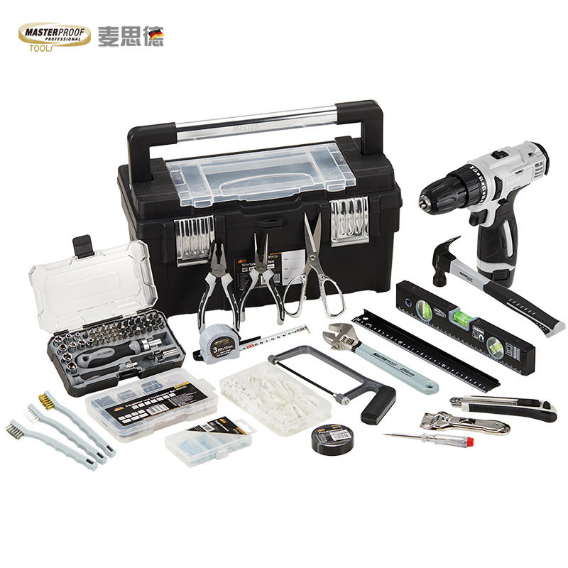 家用工具箱工具组套多功能工具箱套装家庭维修水电维修车载工具箱