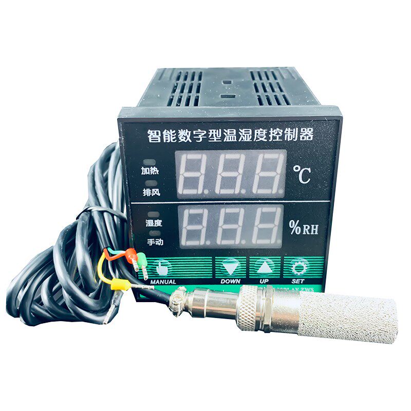 智能数字型温湿度控制器 开关配电柜除湿防凝露72型 孵化大棚烘箱