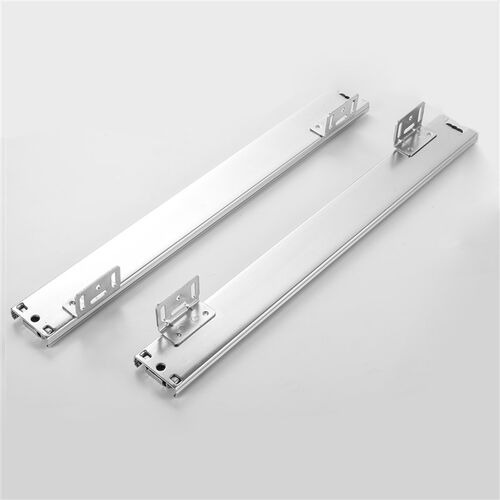 厨房调味篮轨道橱柜专用精品底装滑轨厨房抽屉拉篮三节导轨轨道
