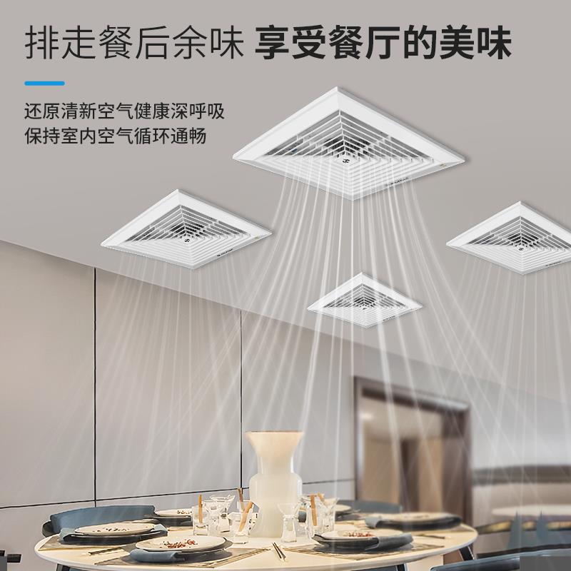 金羚管道换气扇600x600排气扇天花吸顶强力大功率24寸抽风机