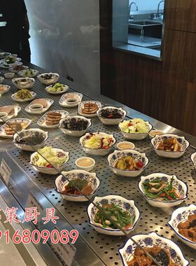 大食堂保温打菜台 中式快餐店热菜台 保温售饭台 蒸菜堂 加热台