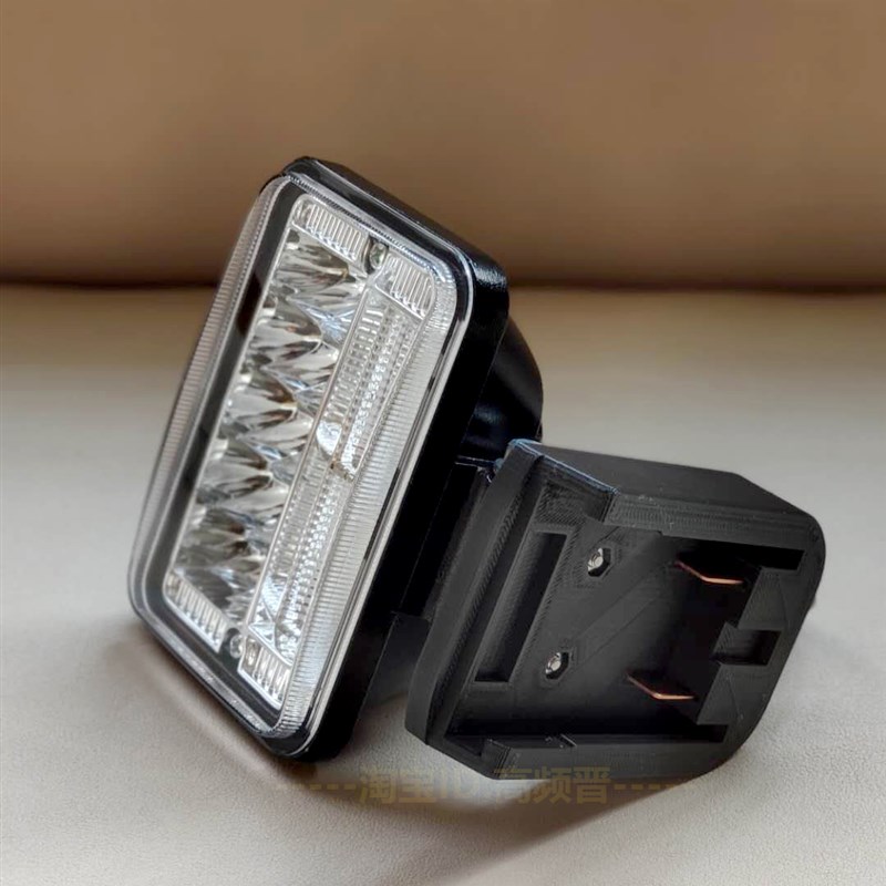 工作灯 适用于WORX 威克士 20V 锂电池 绿色大脚板电池通用 LED