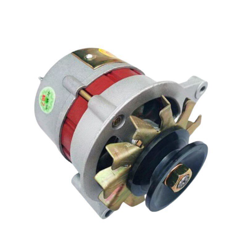 全新农用车三轮车四轮拖拉机叉车铲车12V24V硅整流发电机铜芯包邮
