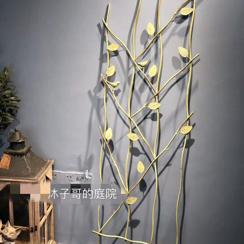 沐子哥庭院欧式铁艺做旧小鸟屏风架支架爬藤植物架月季铁线莲花墙